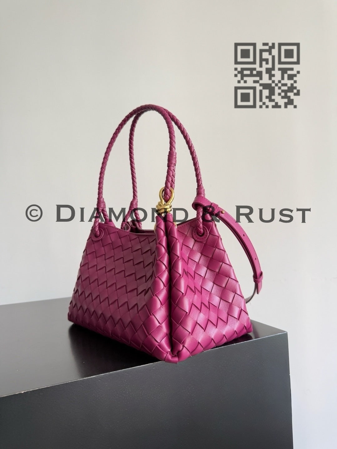 Small Parachute Chain Bag #9916 Berry