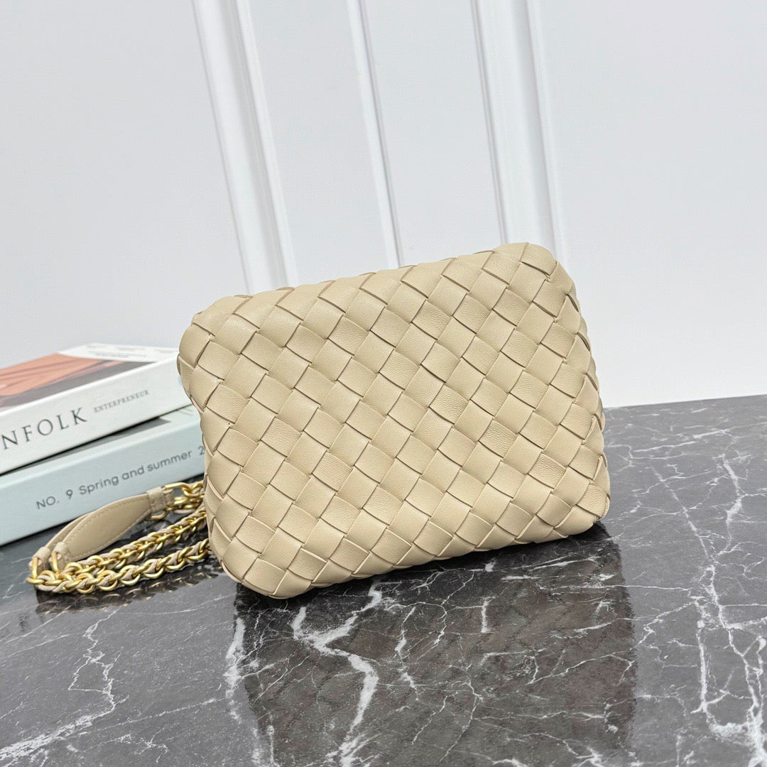 Small Parachute Chain Bag #2279 Oat