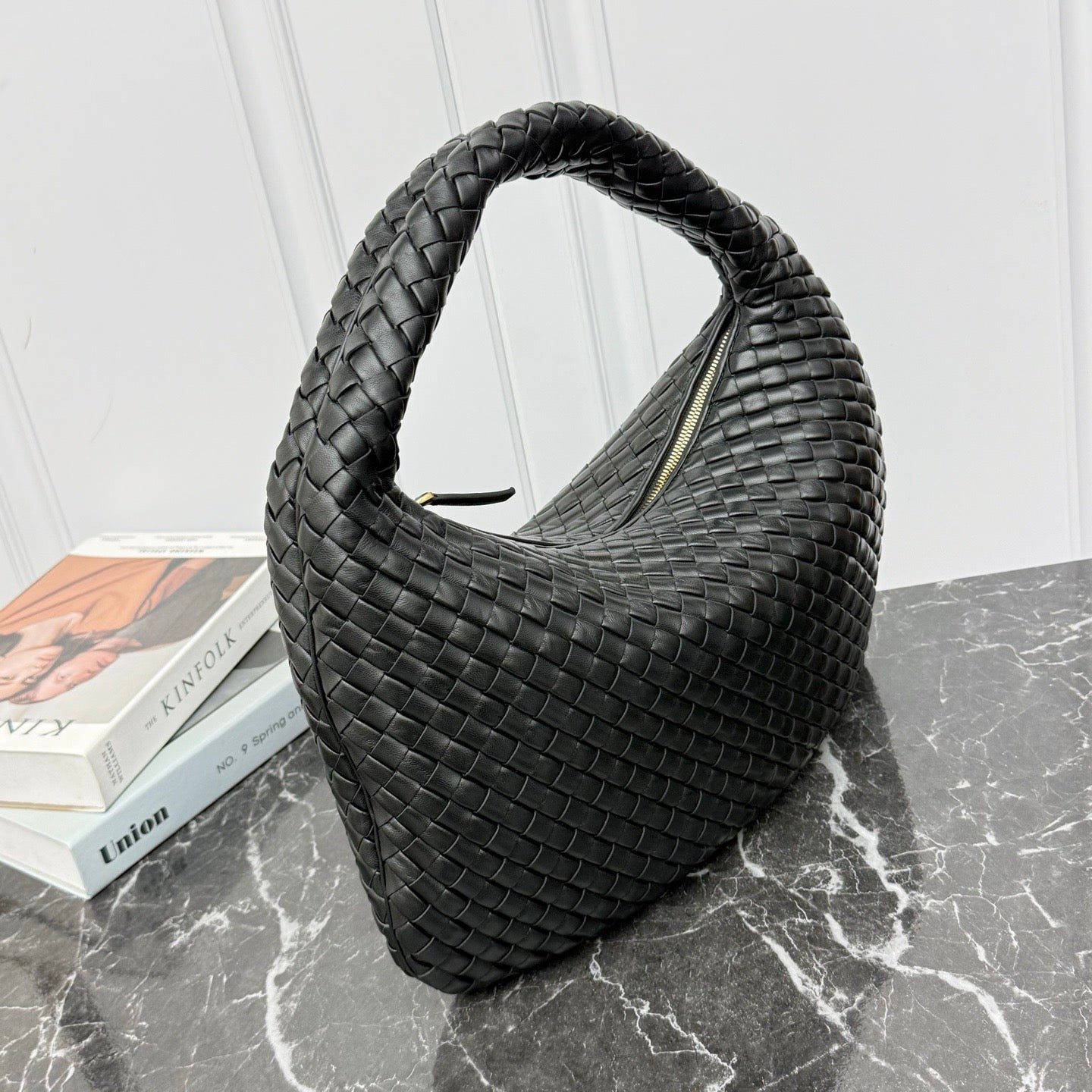 Large Veneta Shoulder Bag #2291 Black