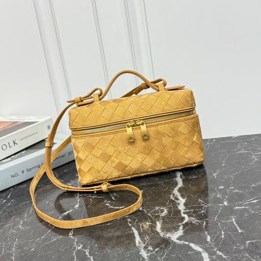 Vanity Crossbody Bag #2280 Golden Suede