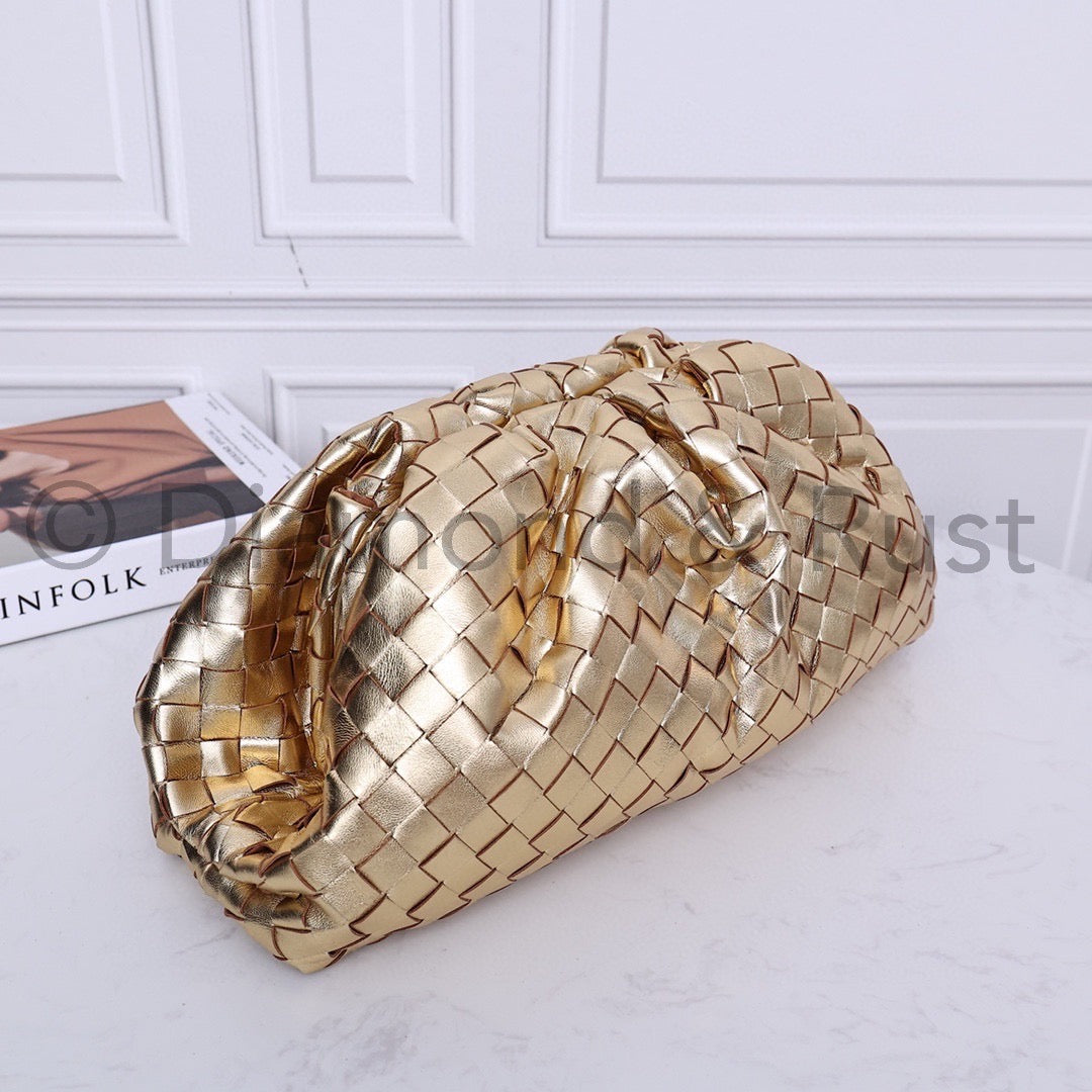 Large Pouch Clutch #9029 Gold