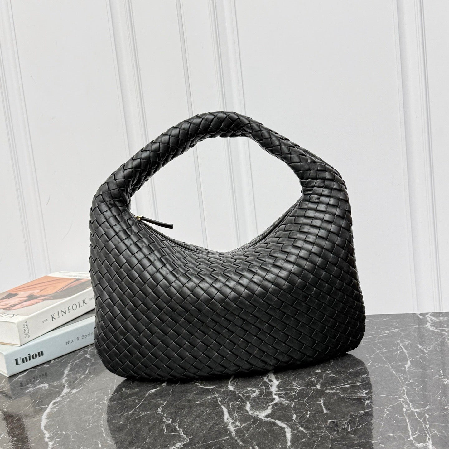Large Veneta Shoulder Bag #2291 Black