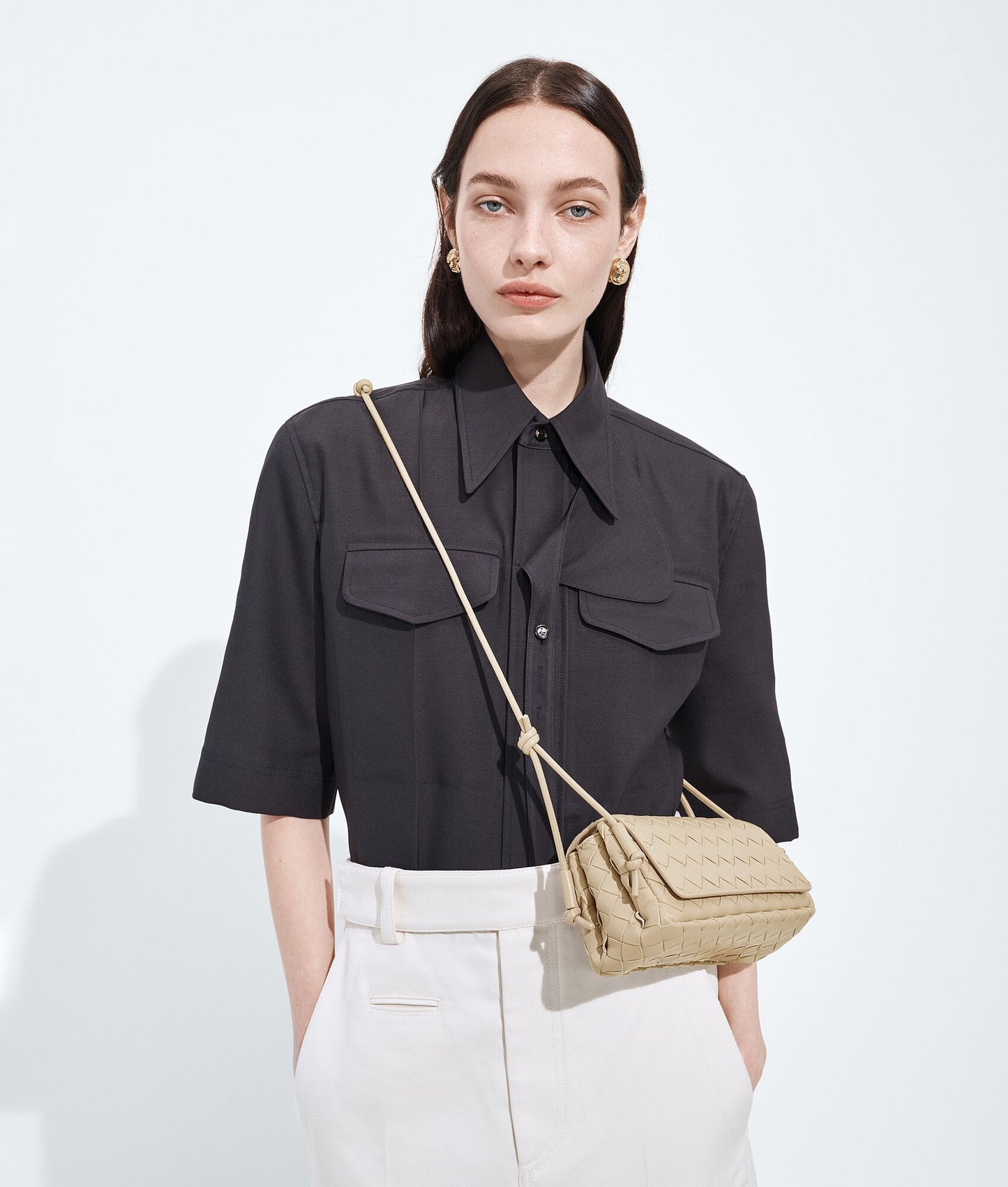 Nocturnal Pouch #2288 Oat Suede