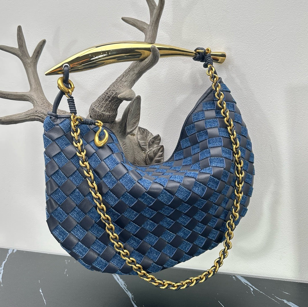 Chain Sardine Bag 33cm #2275 Denim Blue