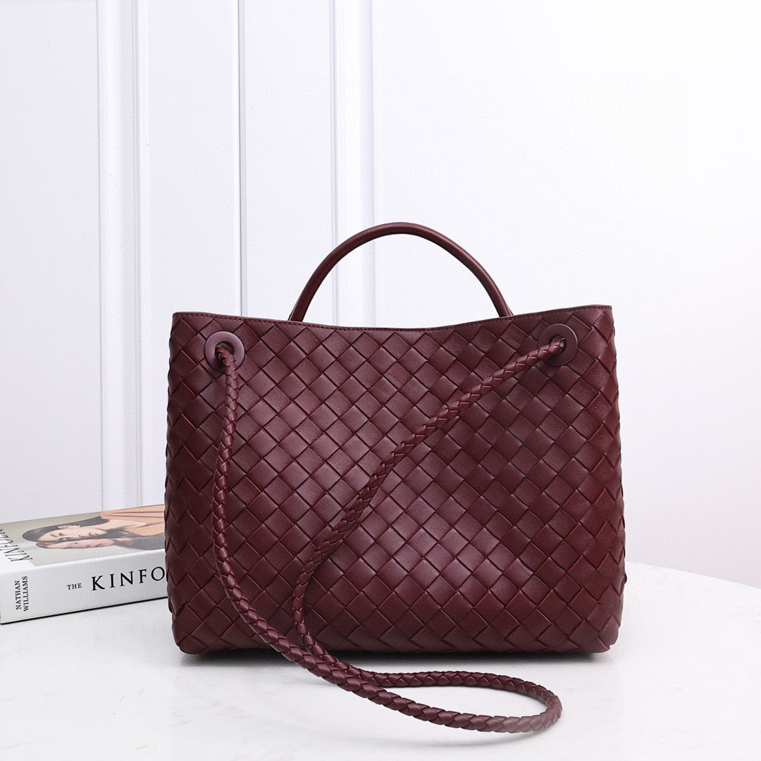 Medium Andiamo Bag #2261-1 Wine Red