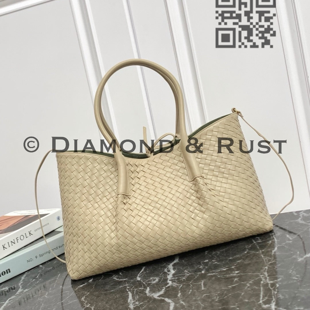 Large Pinacoteca Tote Bag #2281-1 Oatmeal