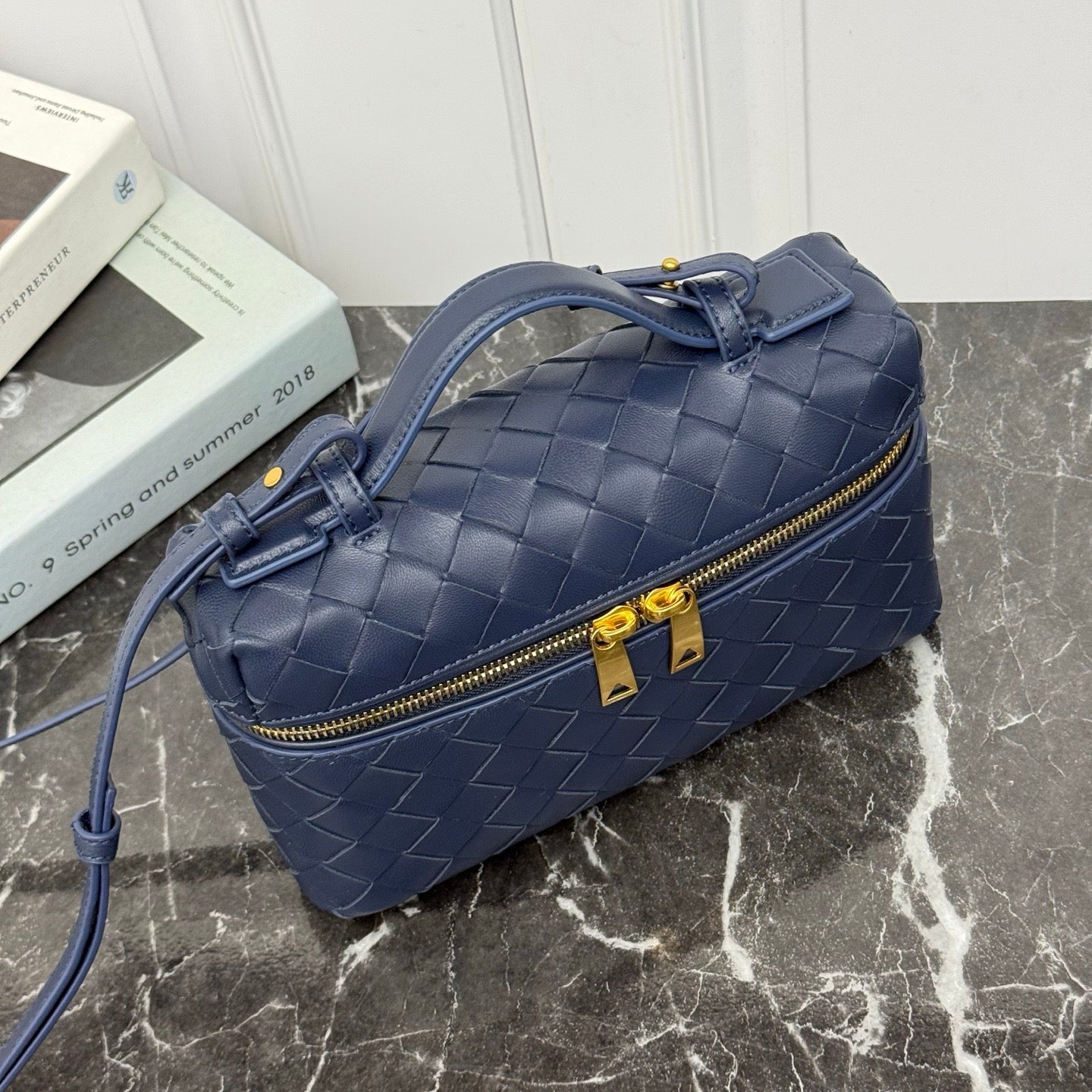 Vanity Crossbody Bag #2280 Navy