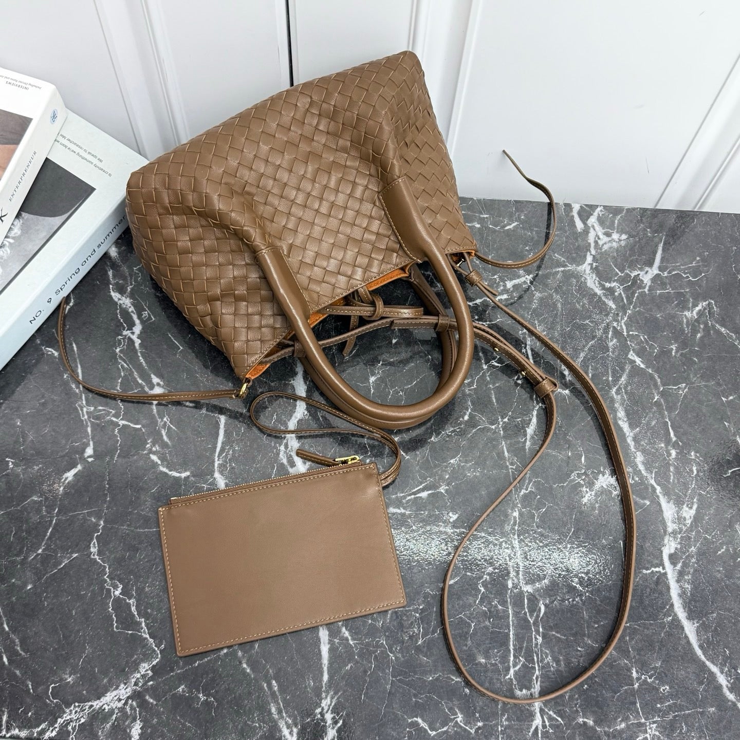 Small Pinacoteca Tote Bag #2281 Acorn