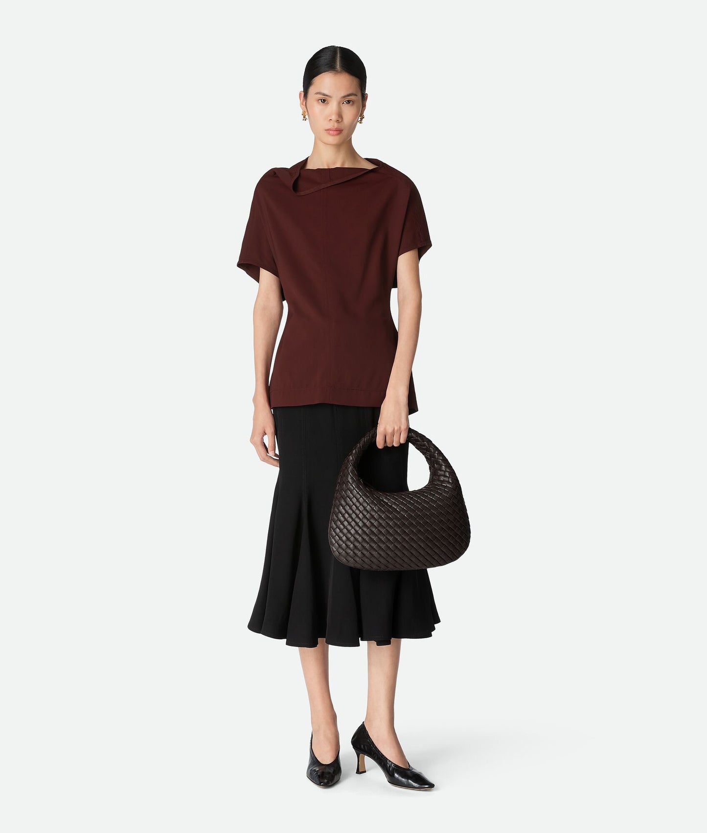 Small Veneta Shoulder Bag #2290 Fondant