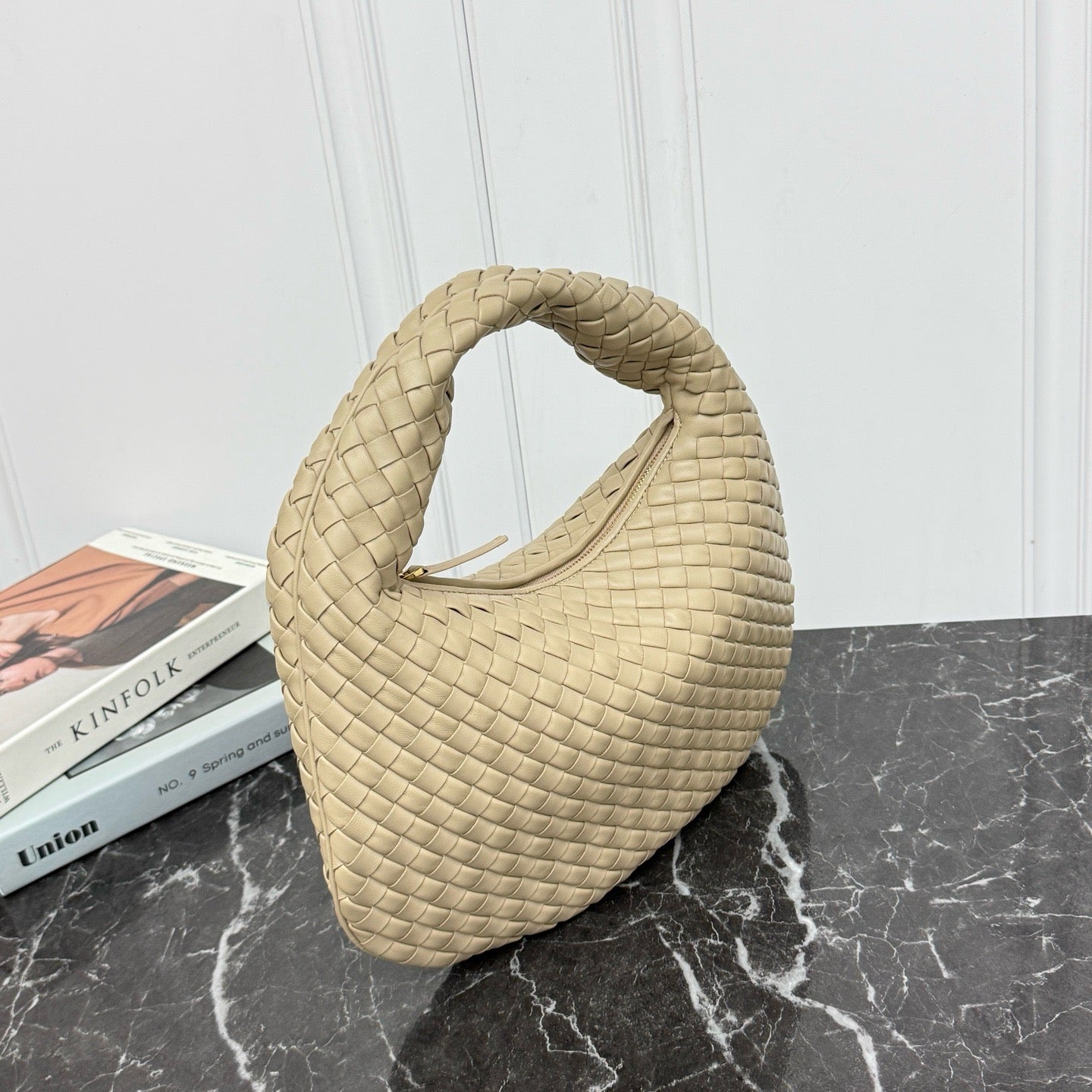 Small Veneta Shoulder Bag #2290 Oat