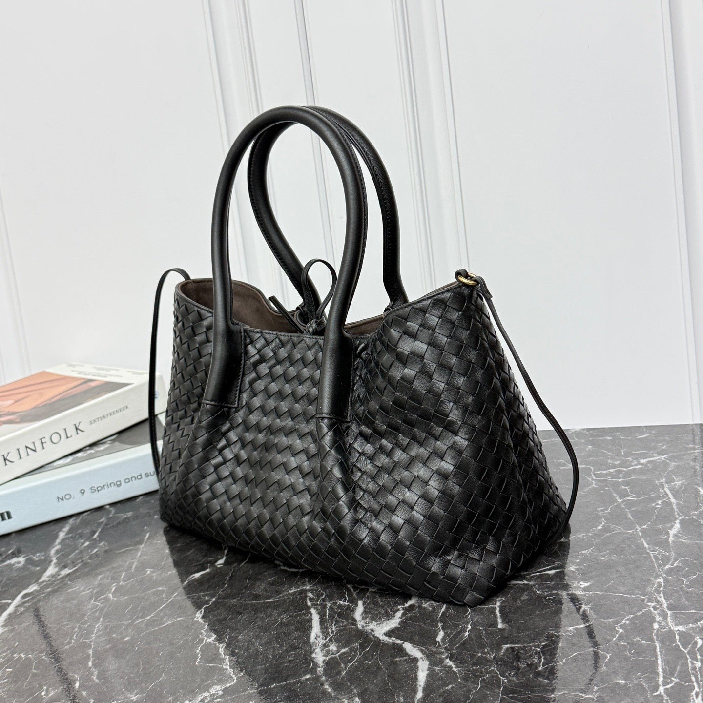 Medium Pinacoteca Tote Bag #2294 Black