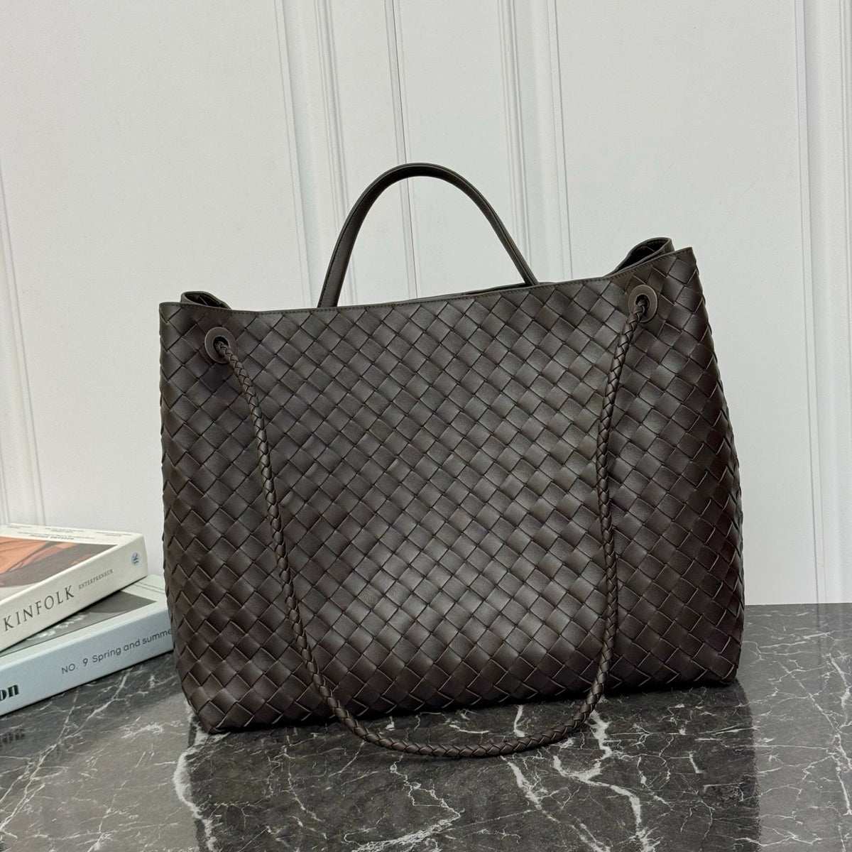 Large Andiamo Bag #2277 Fondant-Silver