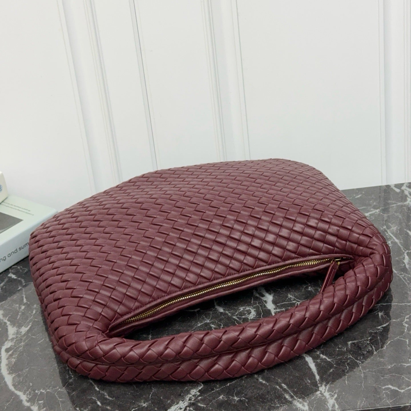 Large Veneta Shoulder Bag #2291 Wine