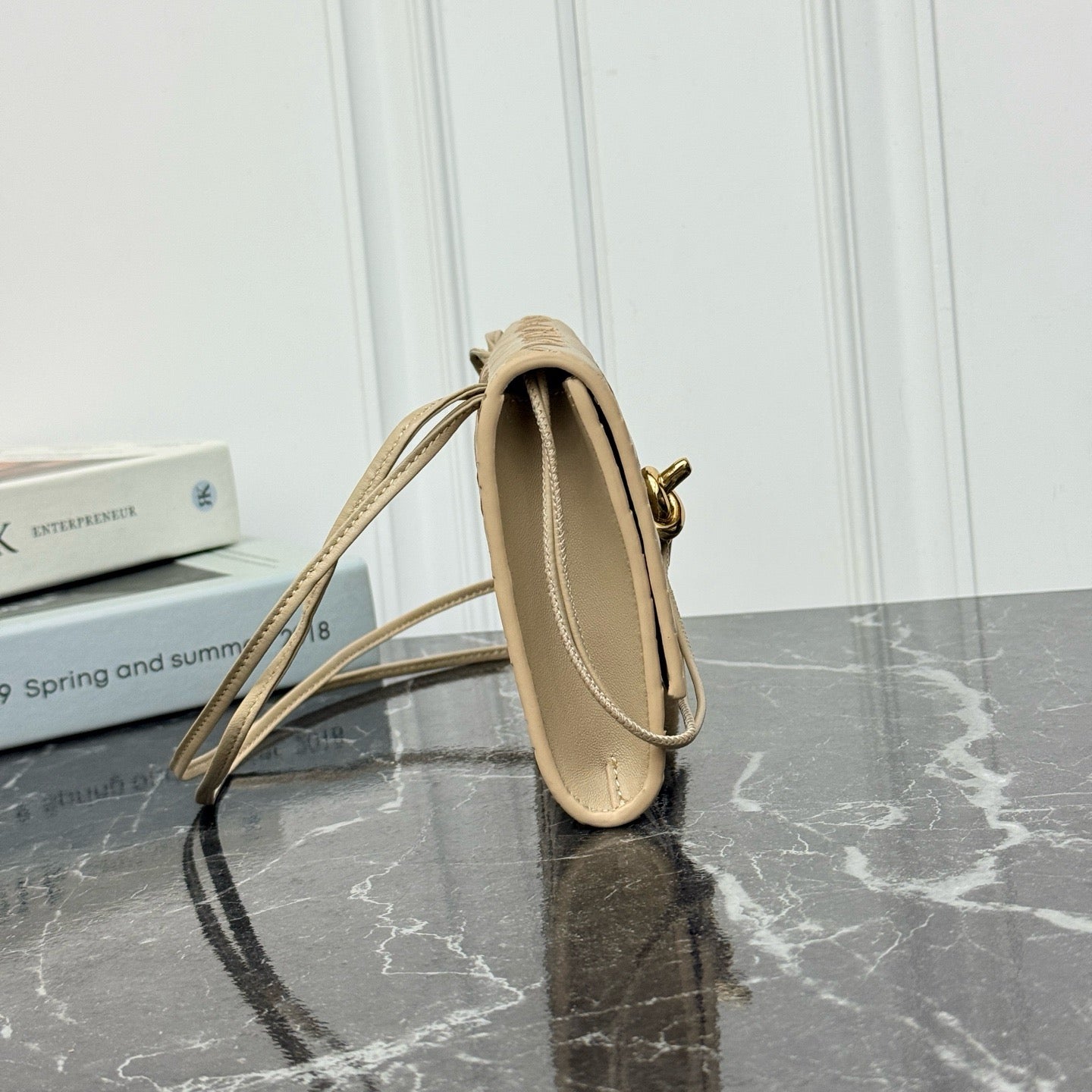 Andiamo Pouch Bag #2285 Black Oat