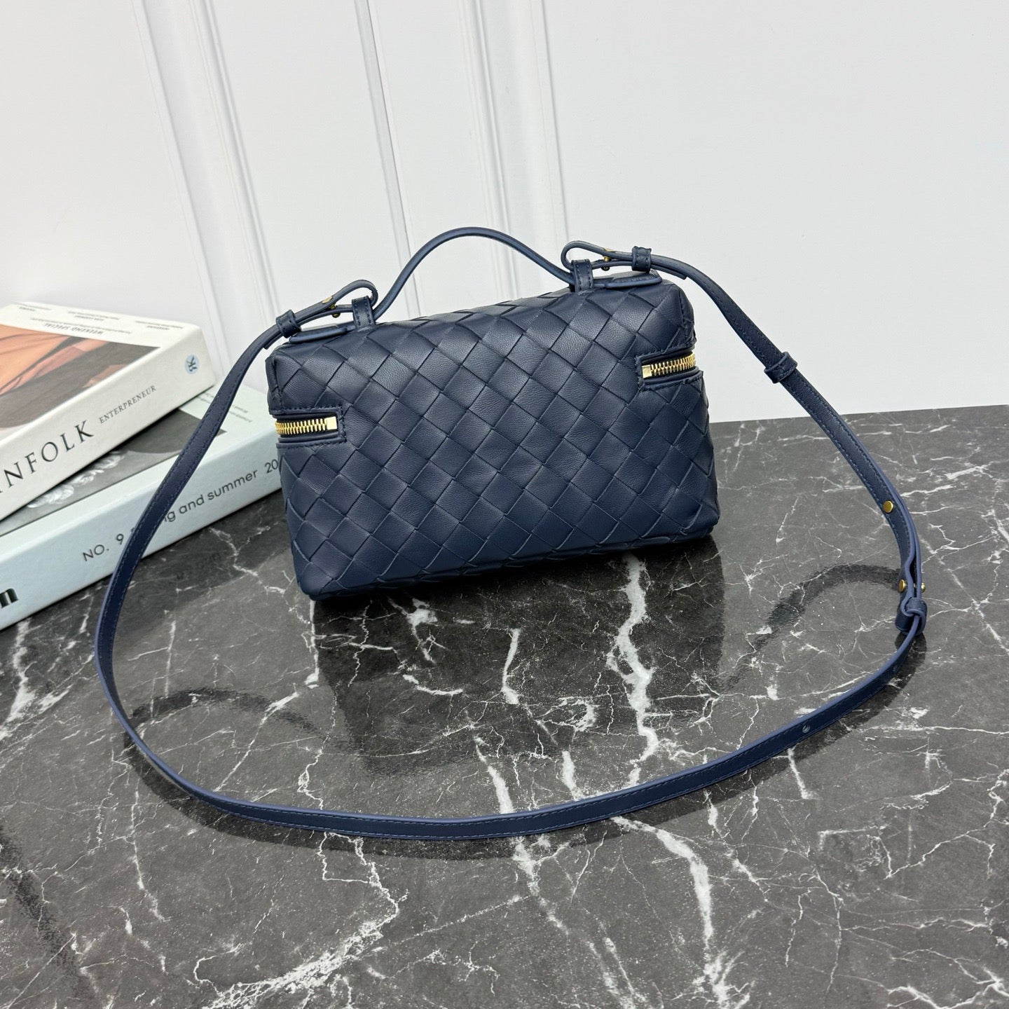 Vanity Crossbody Bag #2280 Navy