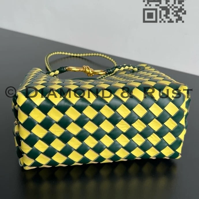 Small Andiamo Bag #2261 Two Tone Green/Yellow