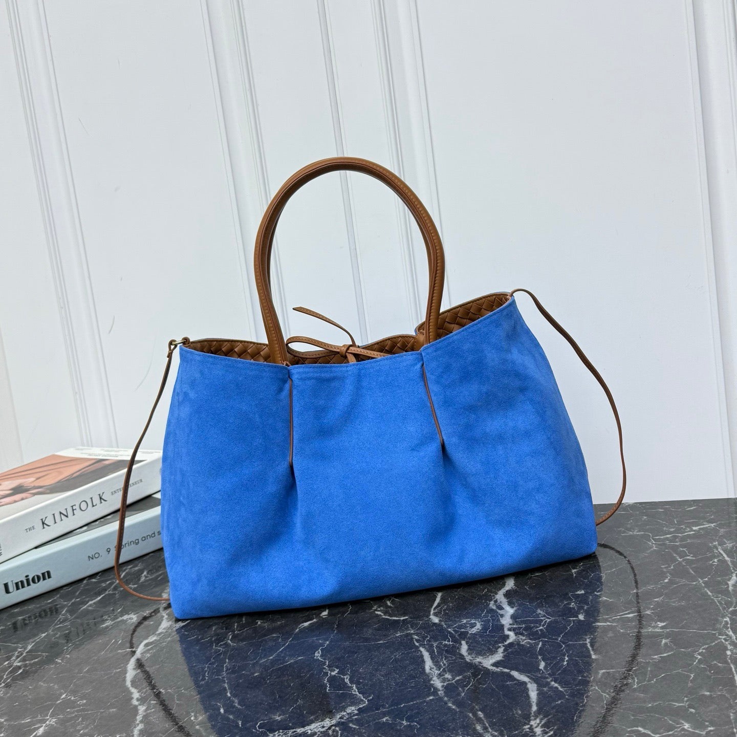 Large Pinacoteca Tote Bag #2281-1 Dual Color Amber