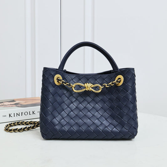 Small Chain Andiamo Bag #2276 Dark Blue