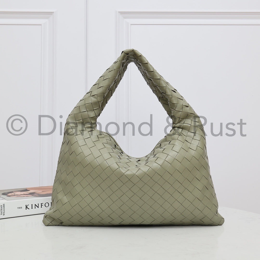 Small Hop Shoulder Bag #2269 Travertine Green