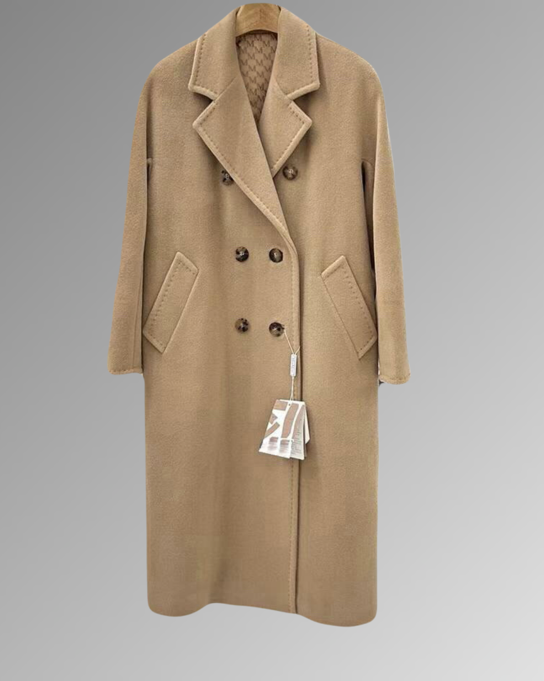 Suri Wool Long Coat #101801 Camel