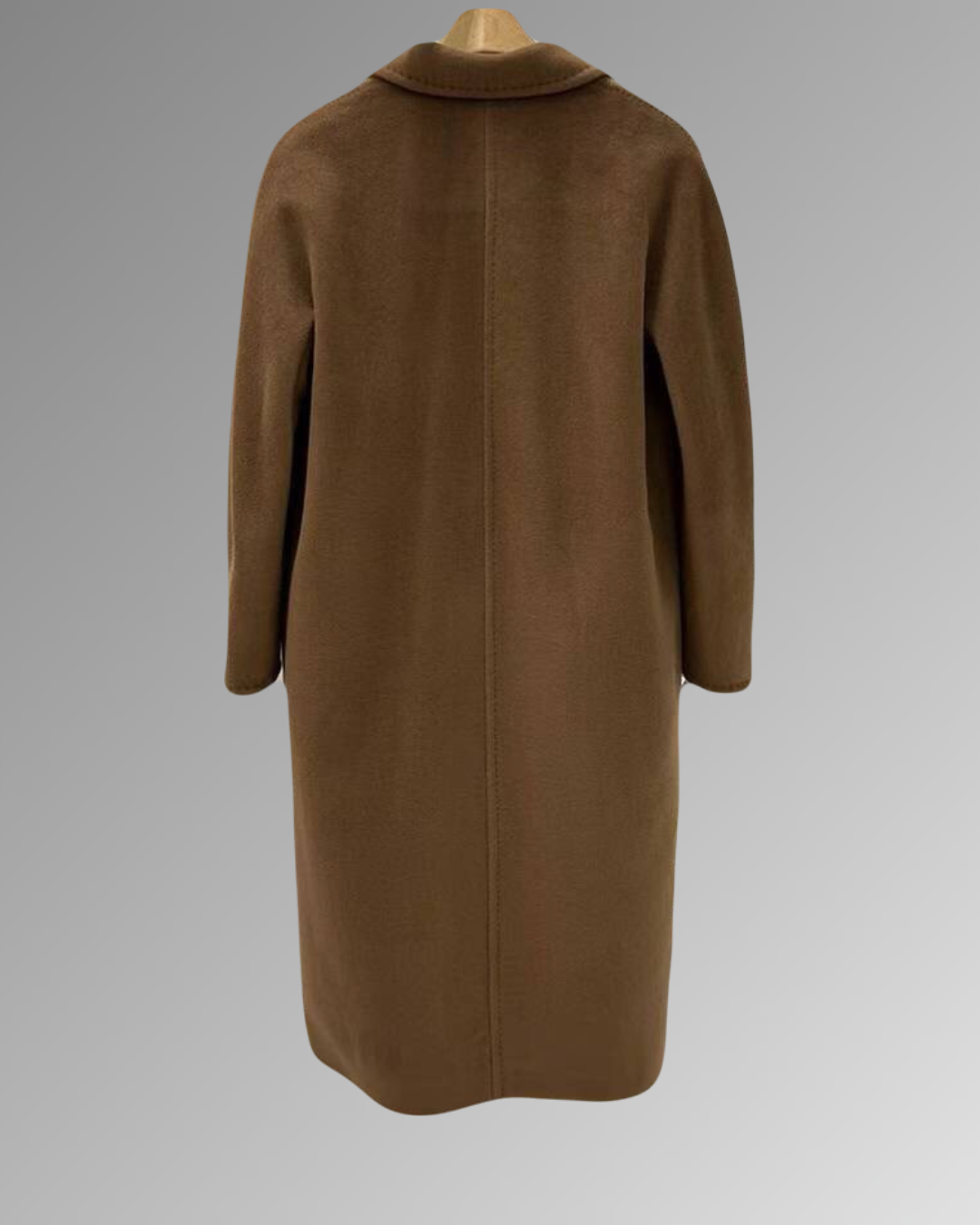 Suri Wool Long Coat #101801 Tobacco