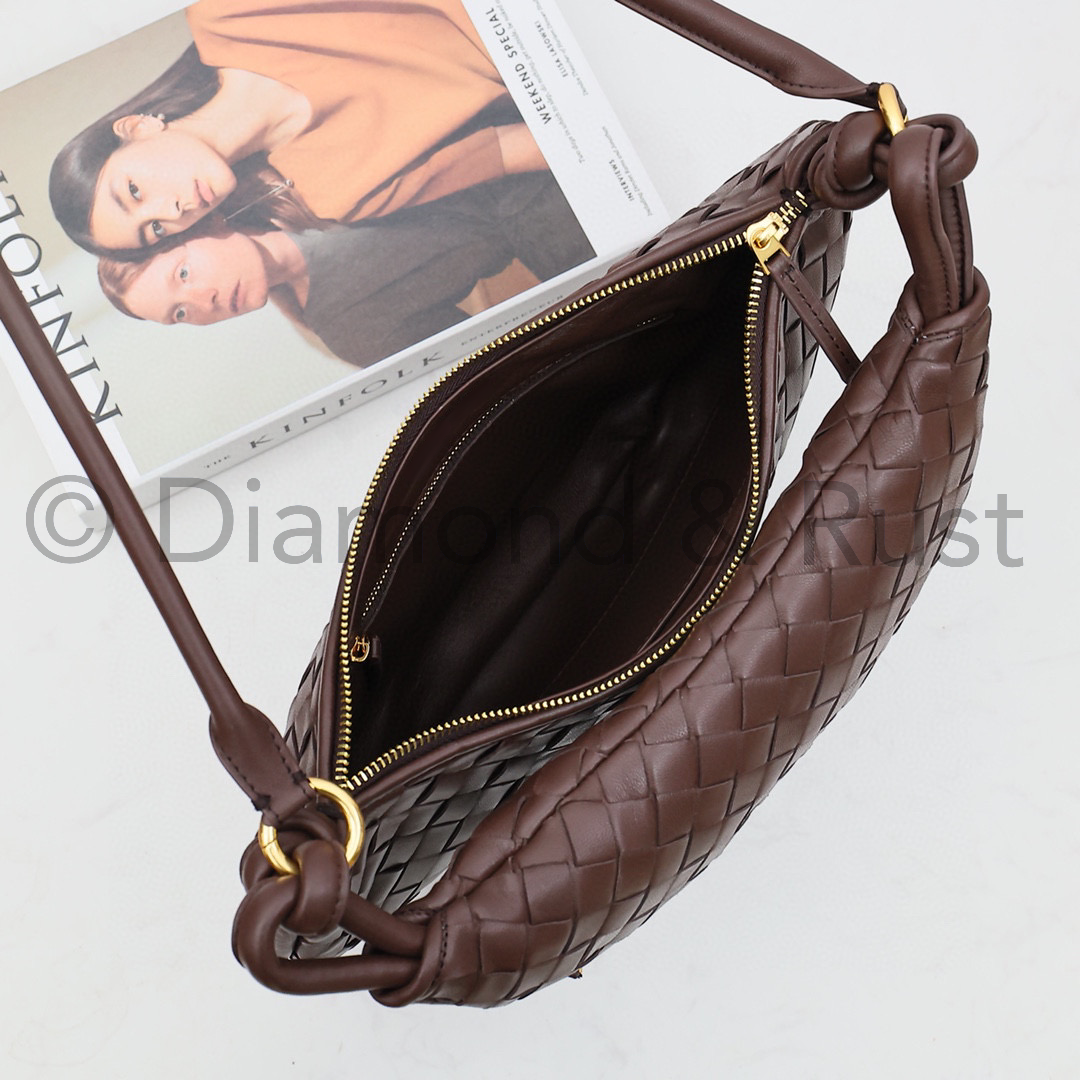 Medium Gemelli Shoulder Bag # 9036-1 Chocolate