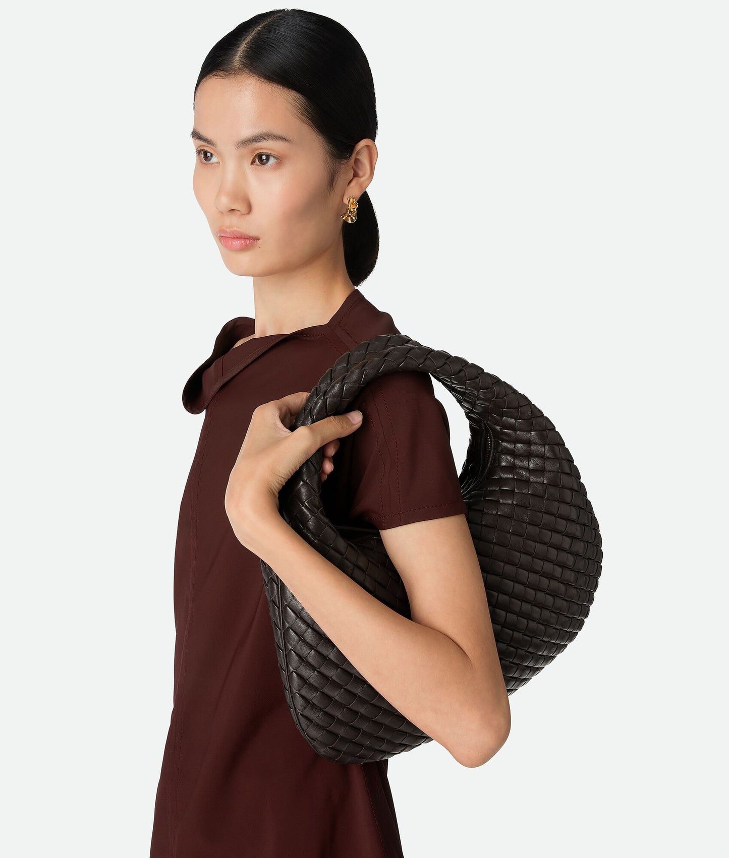 Small Veneta Shoulder Bag #2290 Fondant