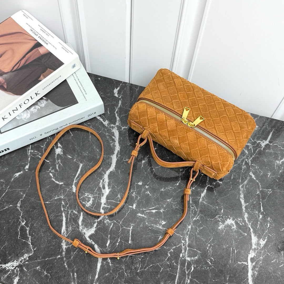 Vanity Crossbody Bag #2280 Ambra Suede
