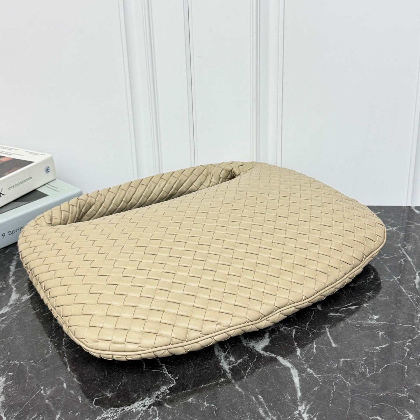 Large Veneta Shoulder Bag #2291 Oat