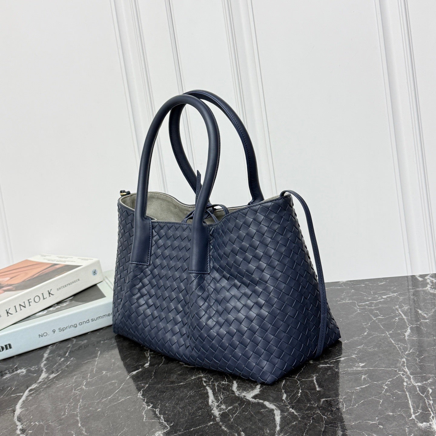 Medium Pinacoteca Tote Bag #2294 Navy
