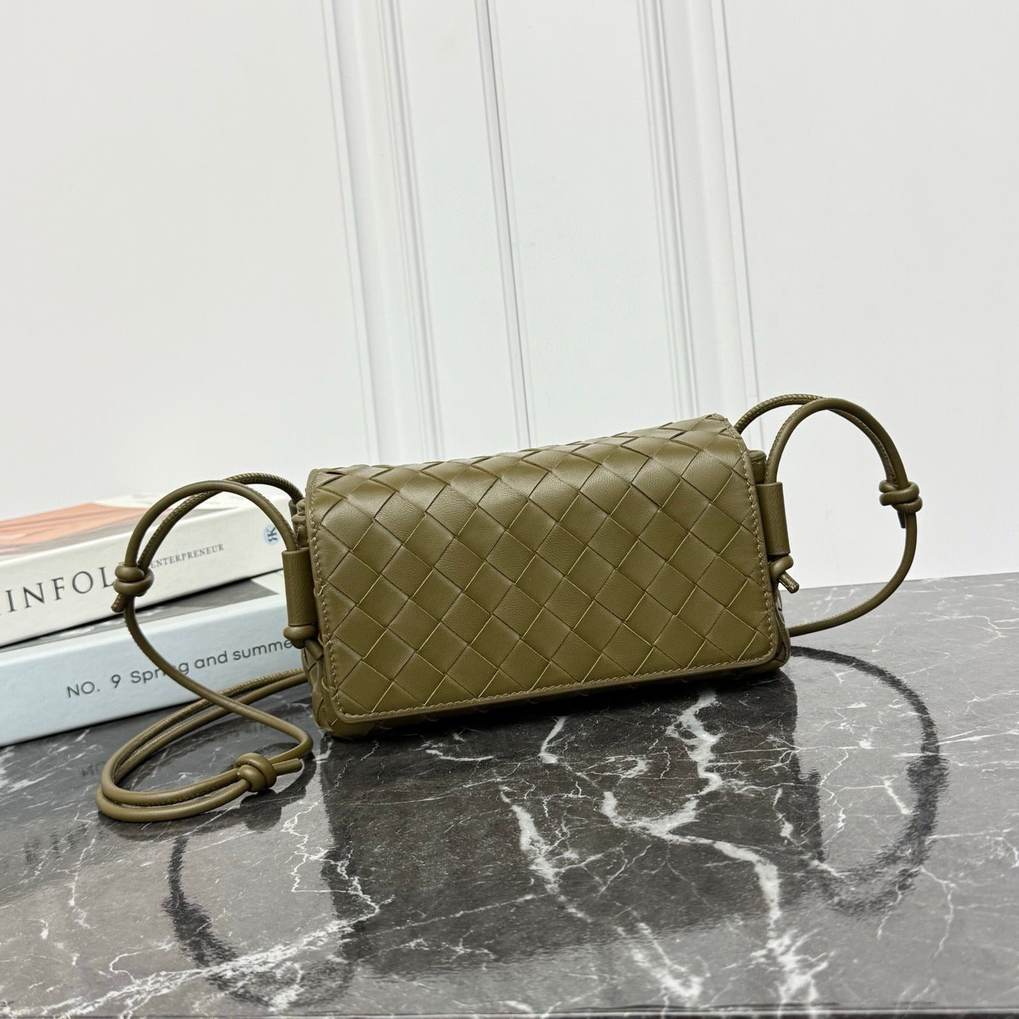 Nocturnal Pouch #2288 Moss Suede