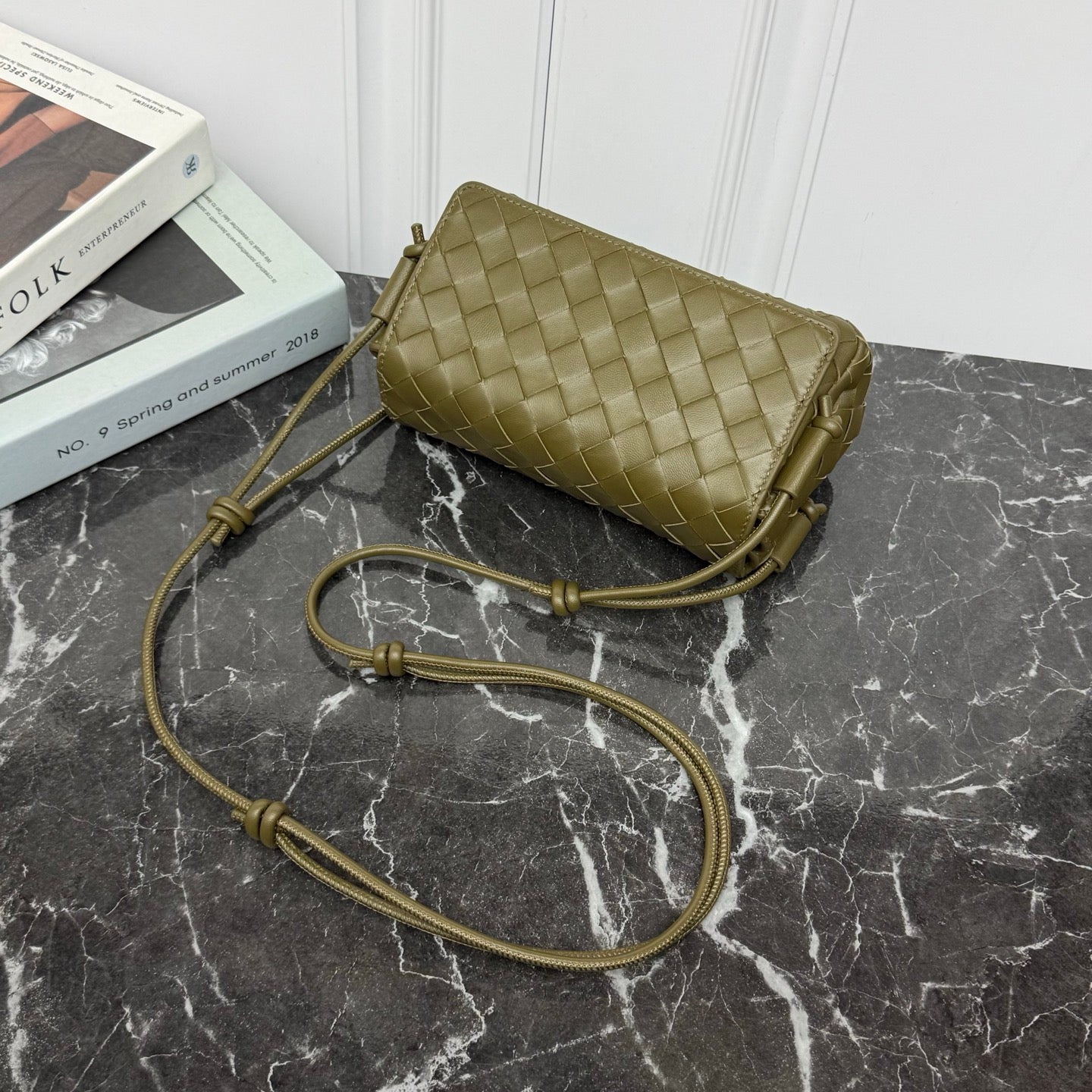 Nocturnal Pouch #2288 Moss Suede