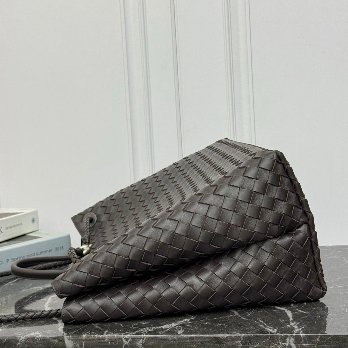 Large Andiamo Bag #2277 Fondant-Silver