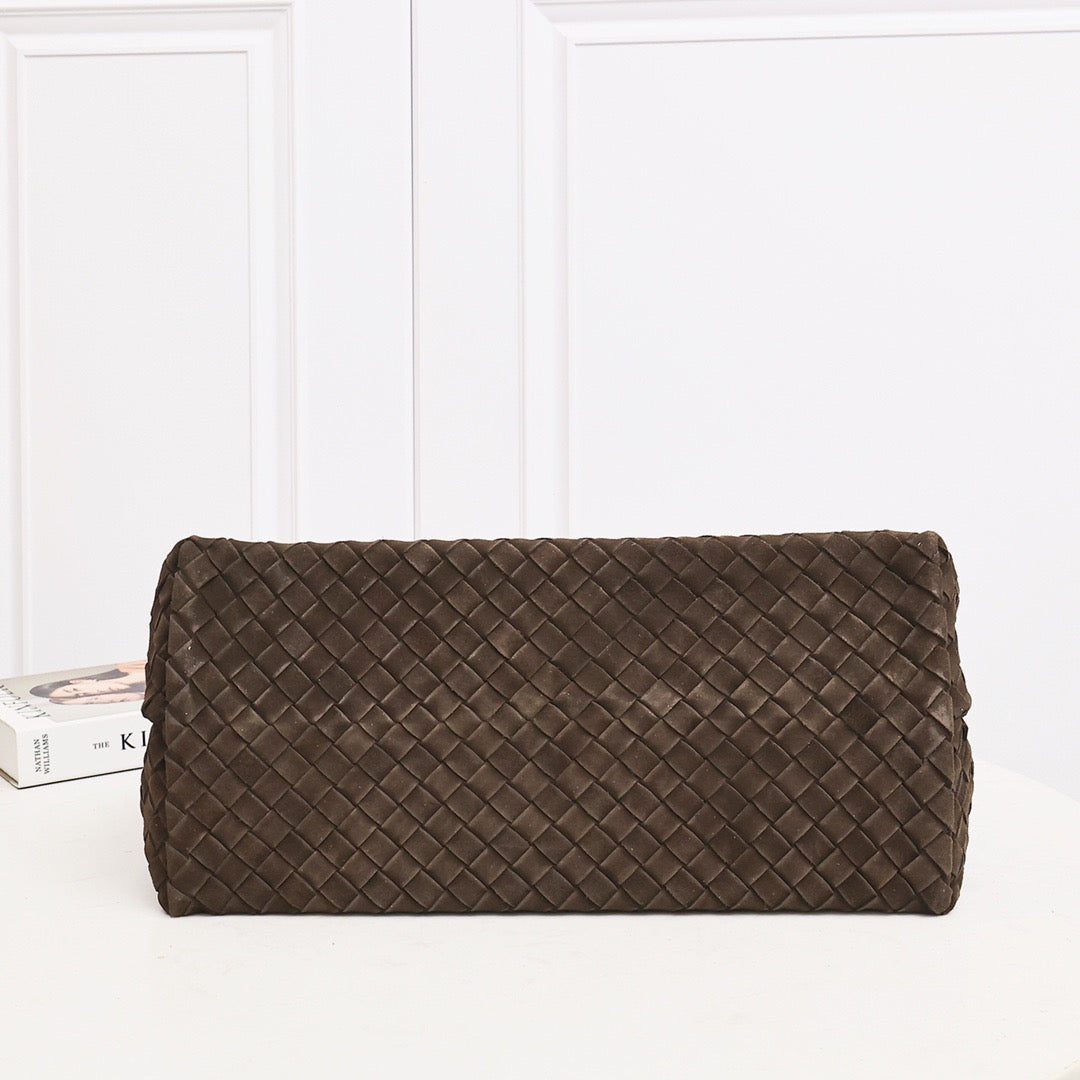 Large Andiamo Bag #2277 Suede Chocolate