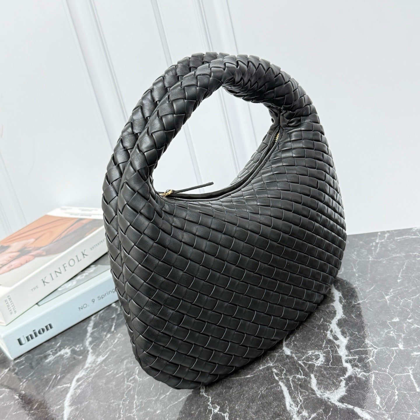 Small Veneta Shoulder Bag #2290 Black