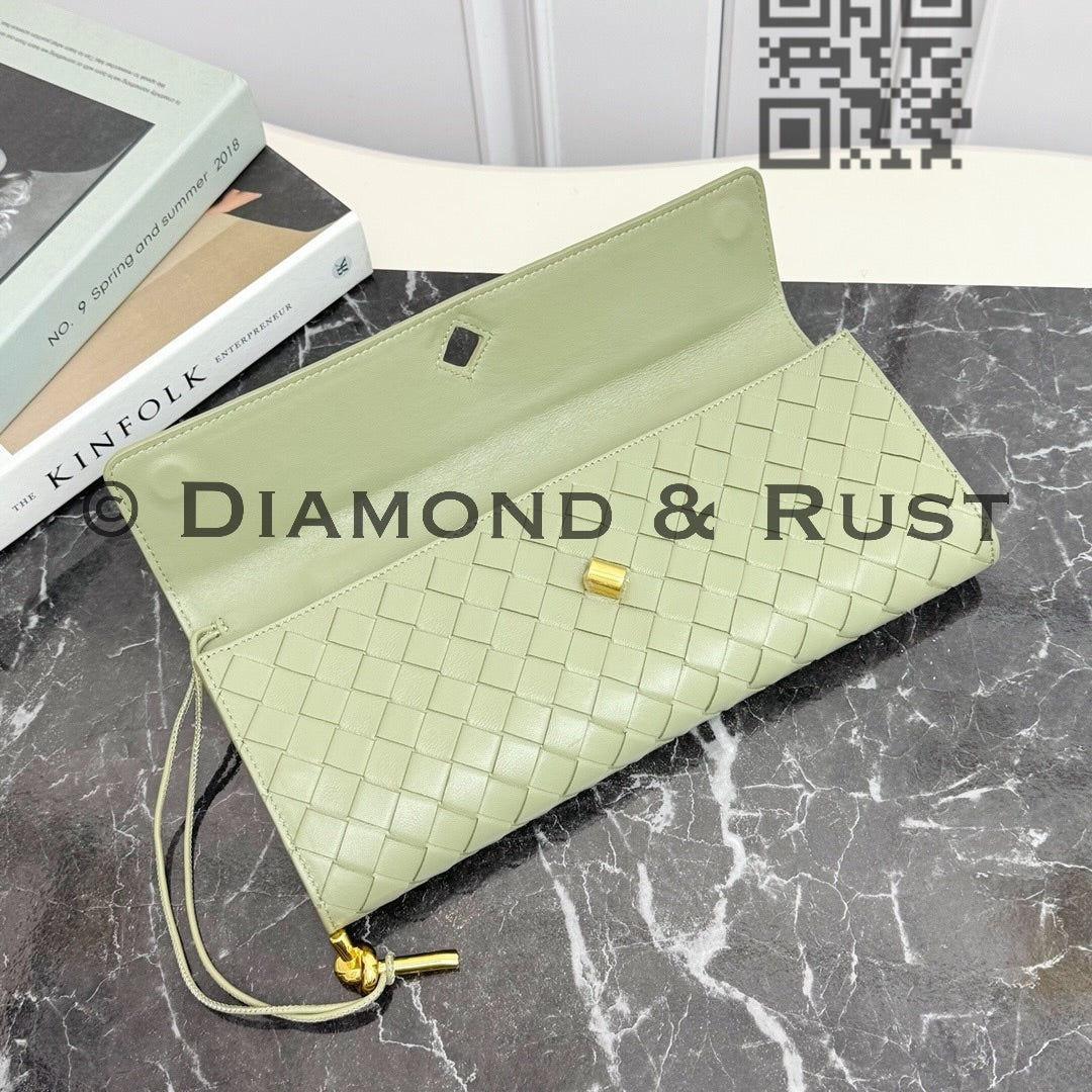 Long Clutch Andiamo Bag #2274 Travertine