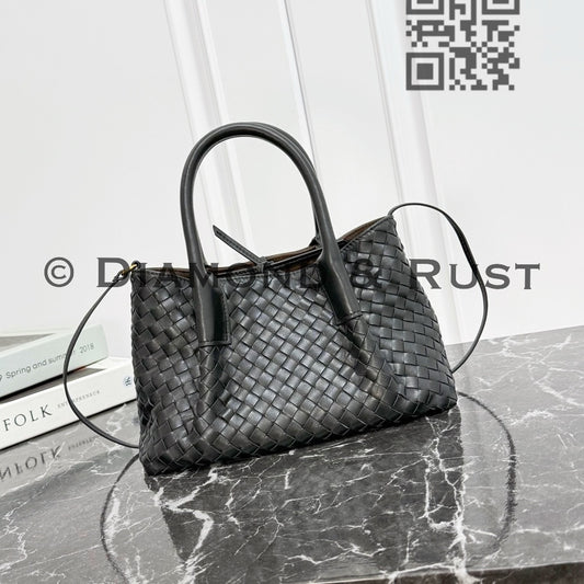 Small Pinacoteca Tote Bag #2281 Black/ Fondant