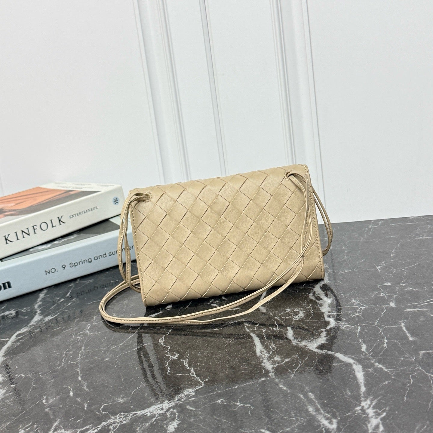 Andiamo Pouch Bag #2285 Black Oat