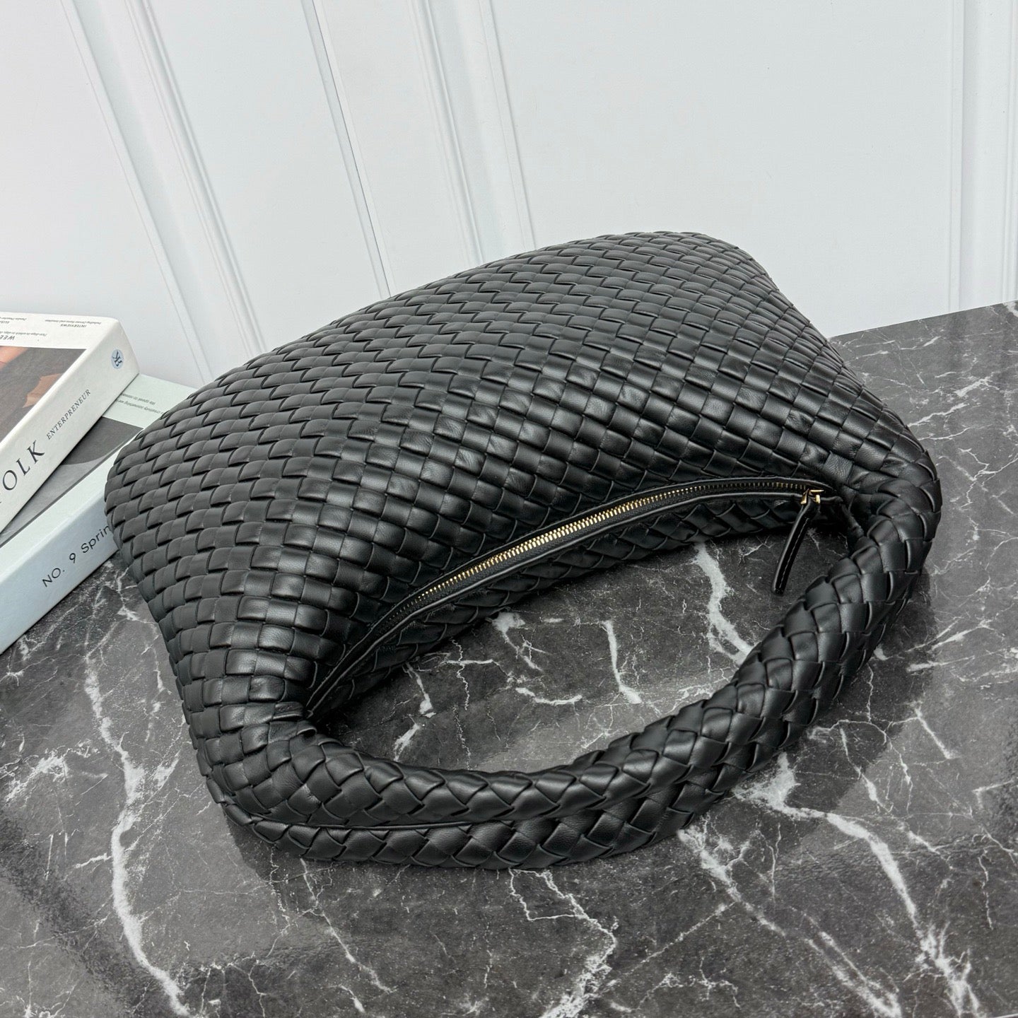 Large Veneta Shoulder Bag #2291 Black