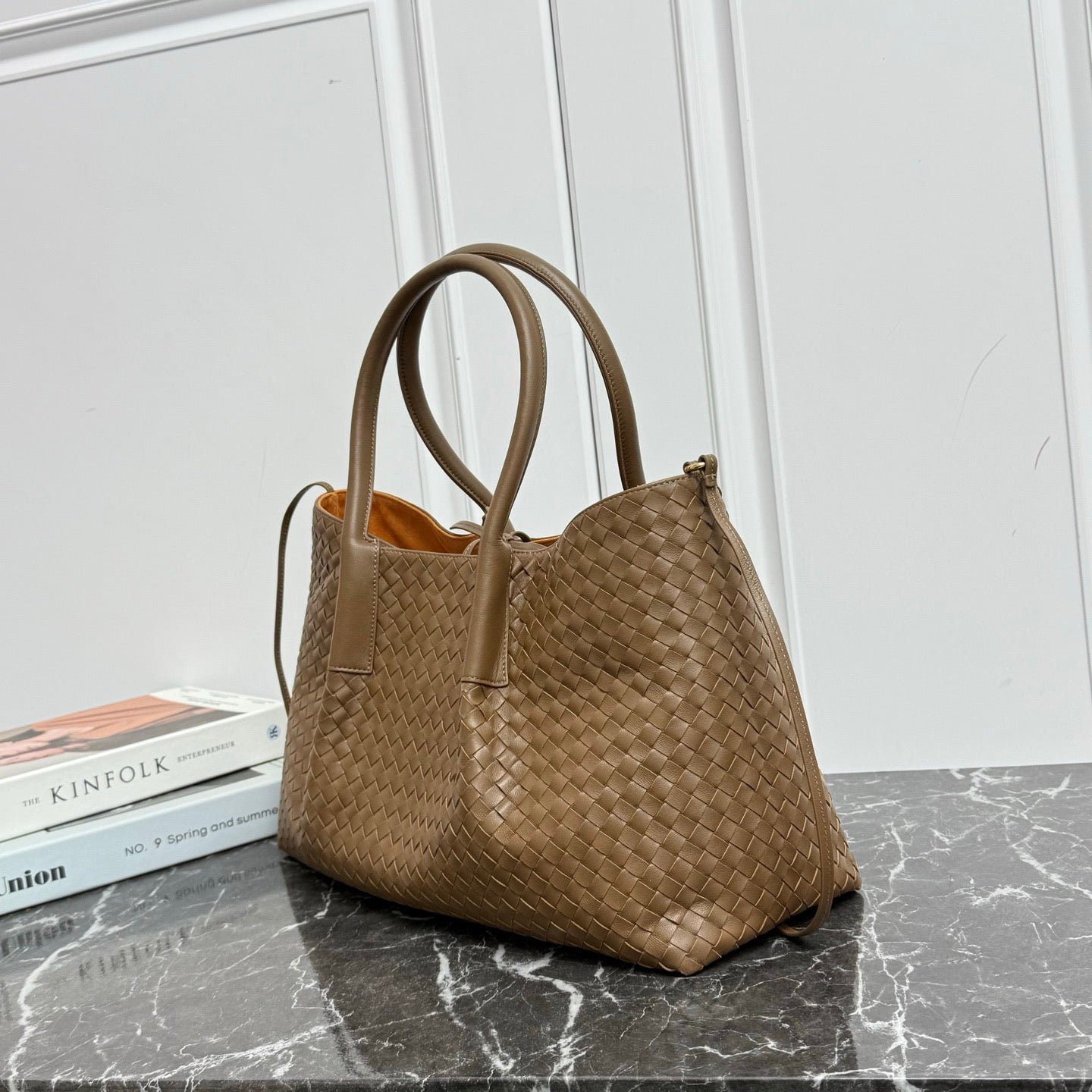 Large Pinacoteca Tote Bag #2281-1 Dual Color Acorn