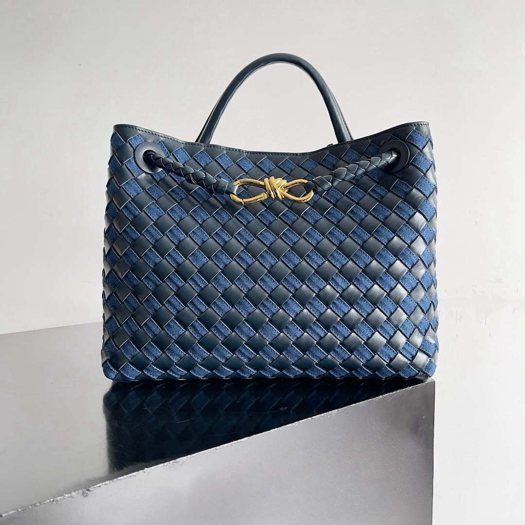 Medium Andiamo Bag #2261-1 Denim