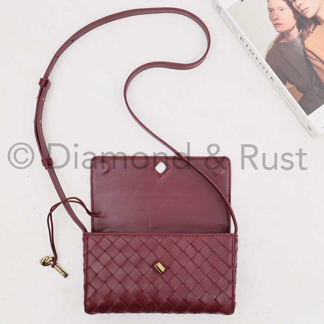 Mini Andiamo Crossbody Bag #2273 Wine Red