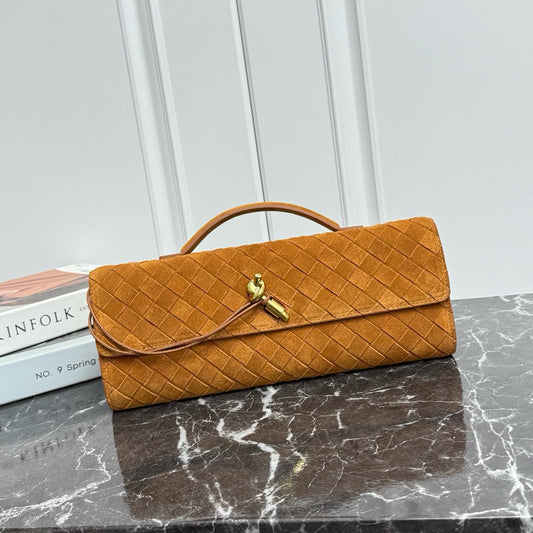 Long Clutch Andiamo Bag #2274 Ambra Suede