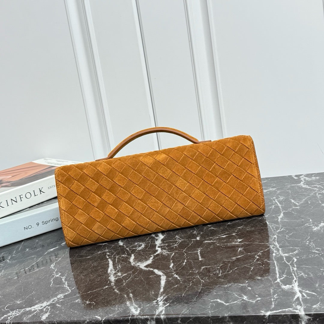 Long Clutch Andiamo Bag #2274 Ambra Suede