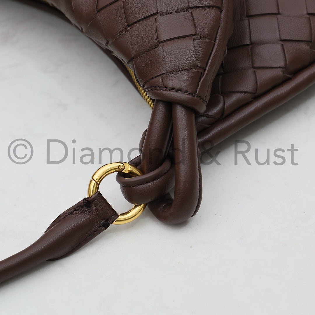 Small Gemelli Shoulder Bag # 9036 Chocolate