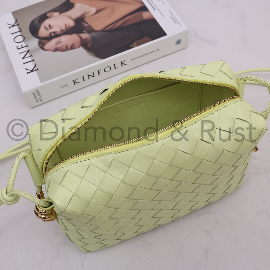 Small Gold Knot Camera Bag #2263-1 Lemon