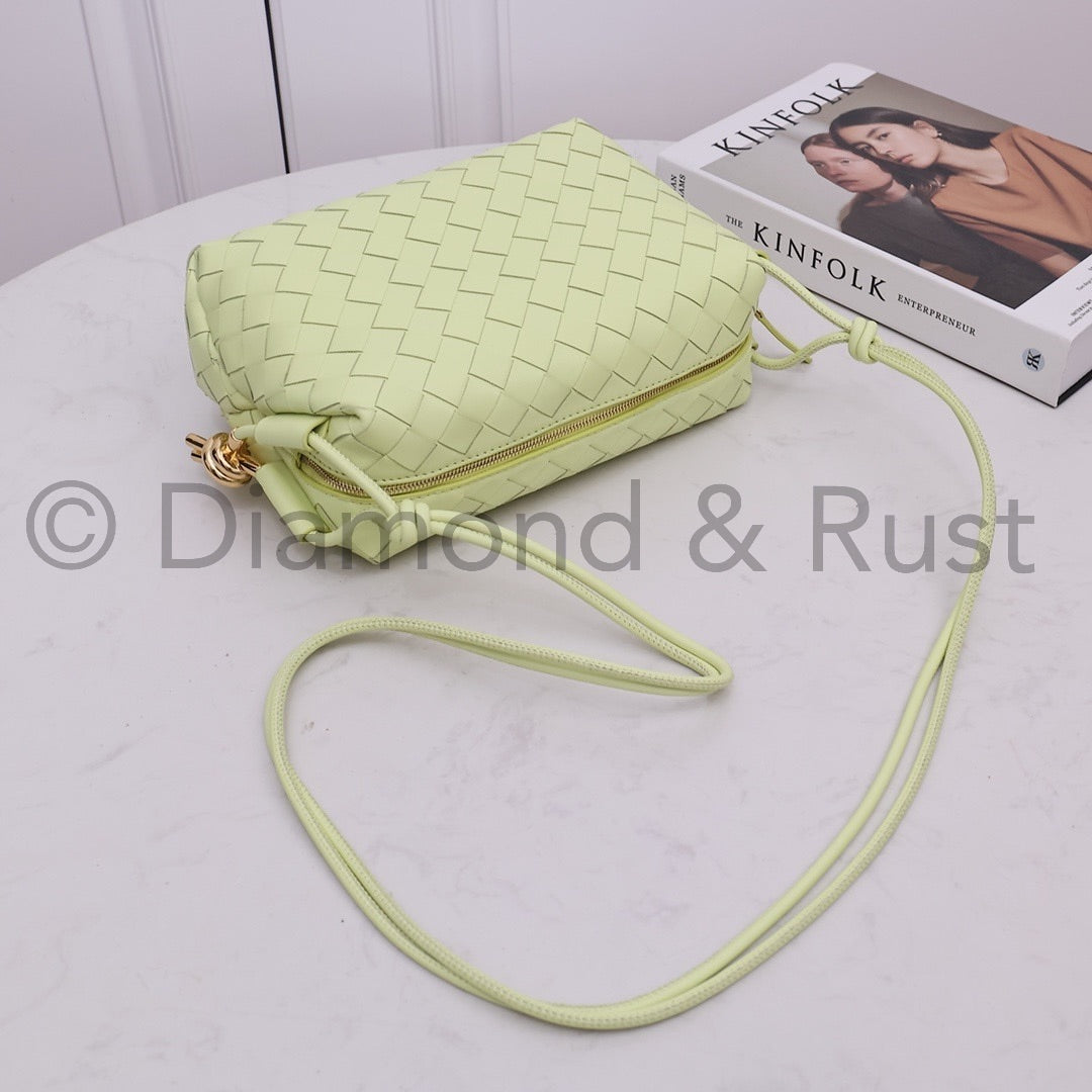 Small Gold Knot Camera Bag #2263-1 Lemon