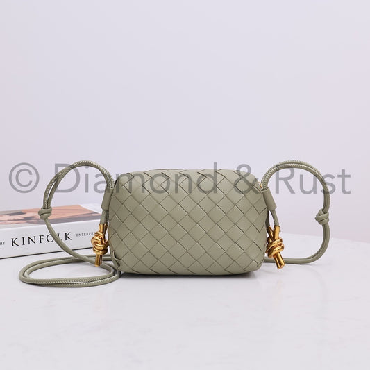 Mini Gold Knot Camera Bag #2263 Travertine