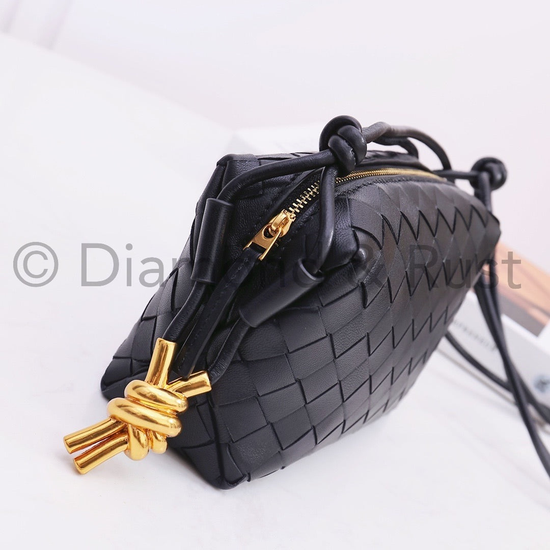 Mini Gold Knot Camera Bag #2263 Black