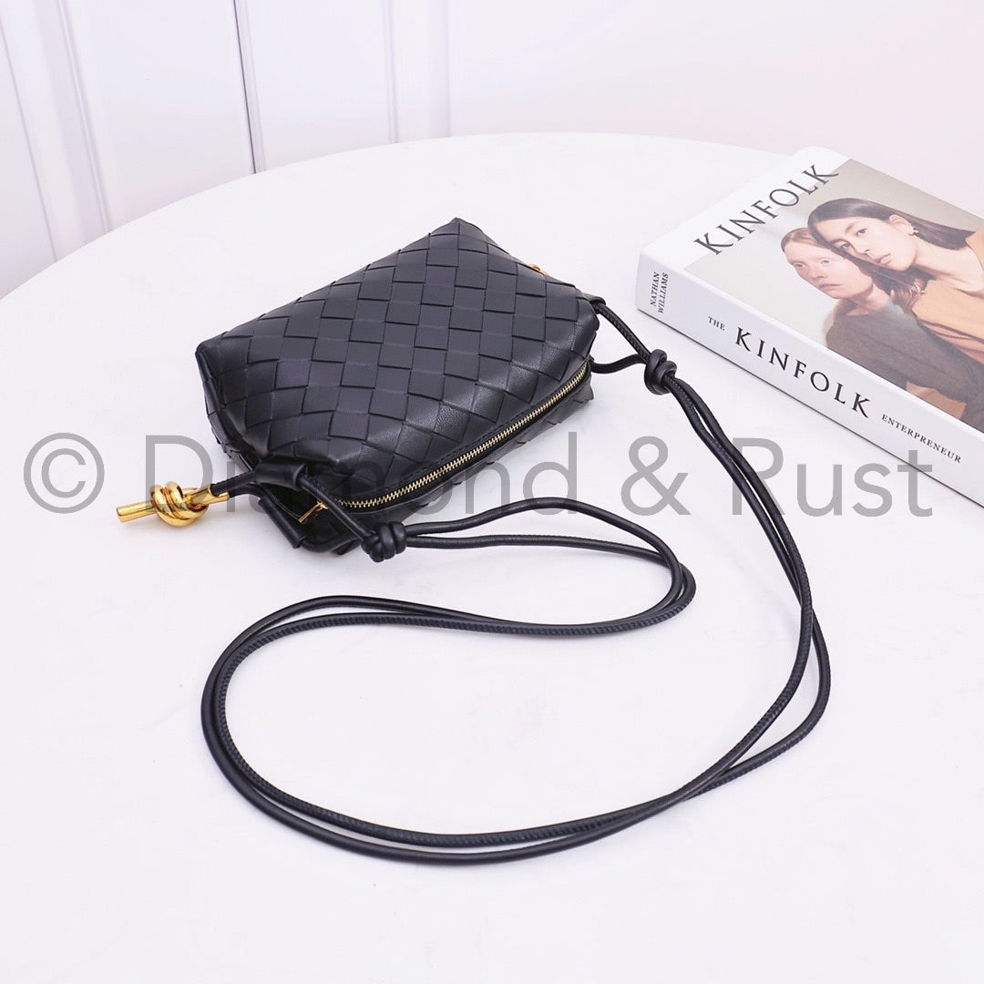 Mini Gold Knot Camera Bag #2263 Black